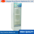 Refrigerador de vidro da bebida da porta do refrigerador / refrigerador comercial da exposição da bebida / refrigerador ereto da mostra da exposição